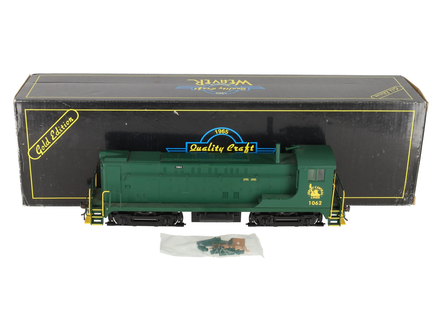 Weaver 1558LP O CNJ Baldwin VO-1000 Diesel Locomotive w/ Sound #1062 EX/Box