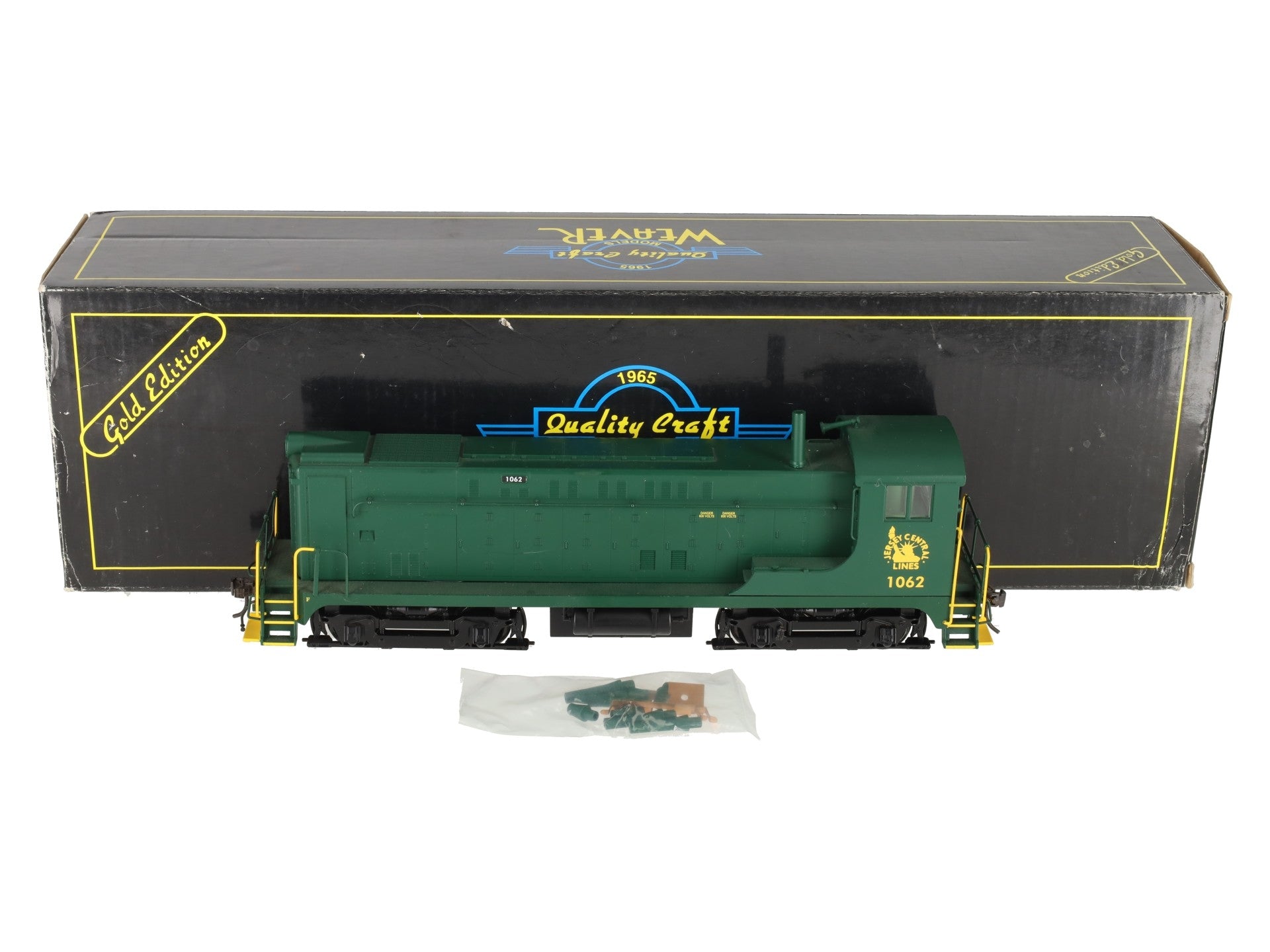 Weaver 1558LP O CNJ Baldwin VO-1000 Diesel Locomotive w/ Sound #1062 EX/Box