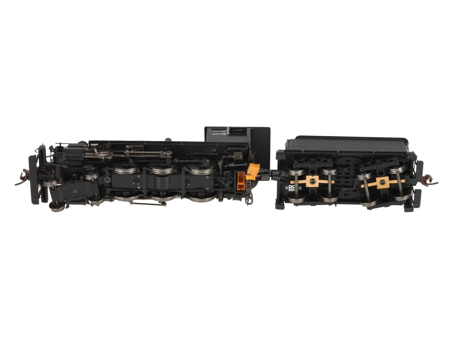 Bachmann 84901 HO Scale Undecorated 4-6-0 Steam Locomotive w/DCC Sound EX/Box