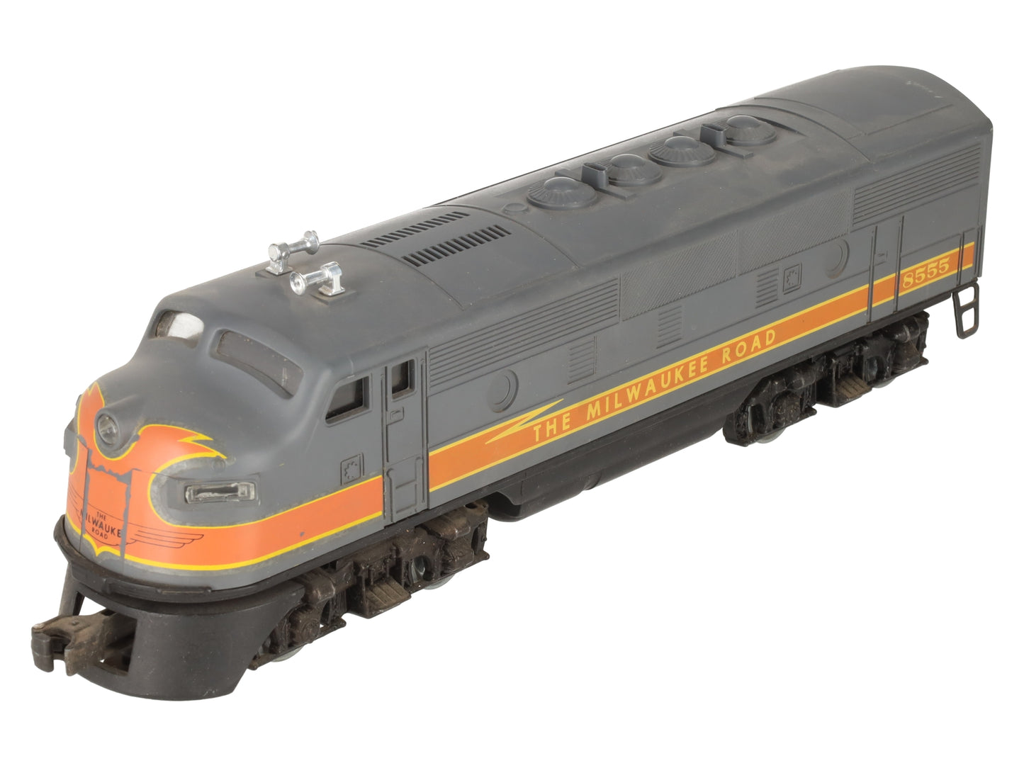 Lionel 6-8555 O Gauge Milwaukee Road F-3 Powered A Unit Diesel Locomotive VG/Box