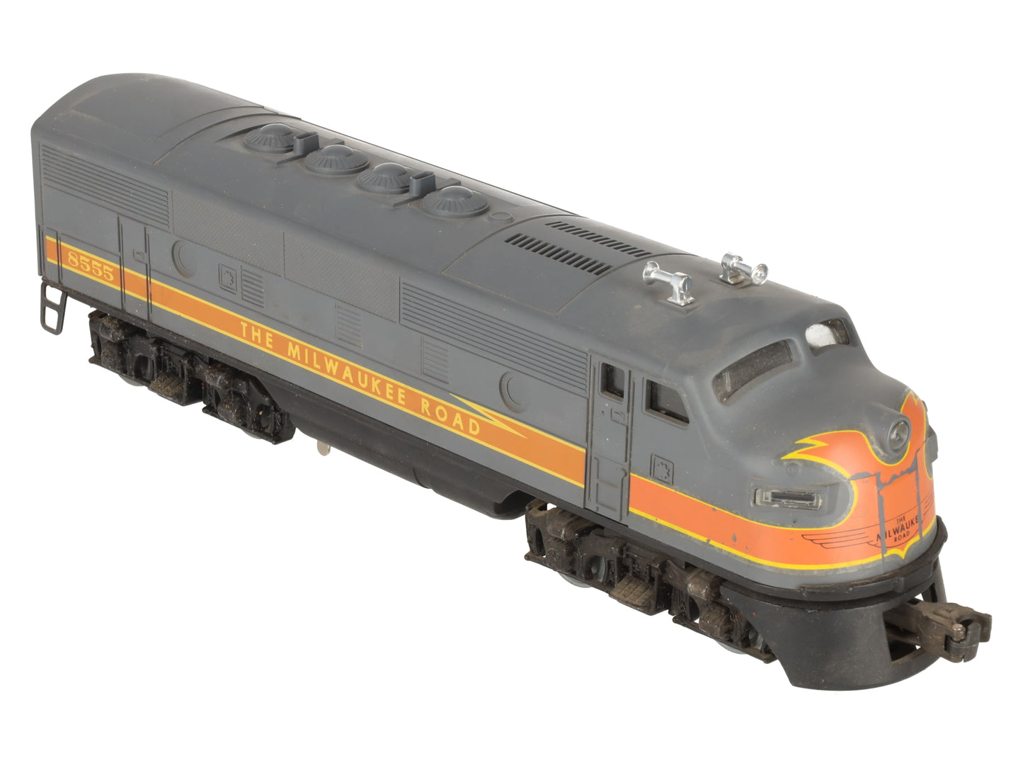 Lionel 6-8555 O Gauge Milwaukee Road F-3 Powered A Unit Diesel Locomotive VG/Box