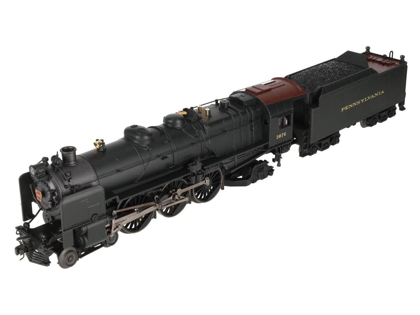 K-Line K3380-3876CC O Gauge PRR K4s Steam Locomotive & Tender #3876 w/TMCC EX/Box
