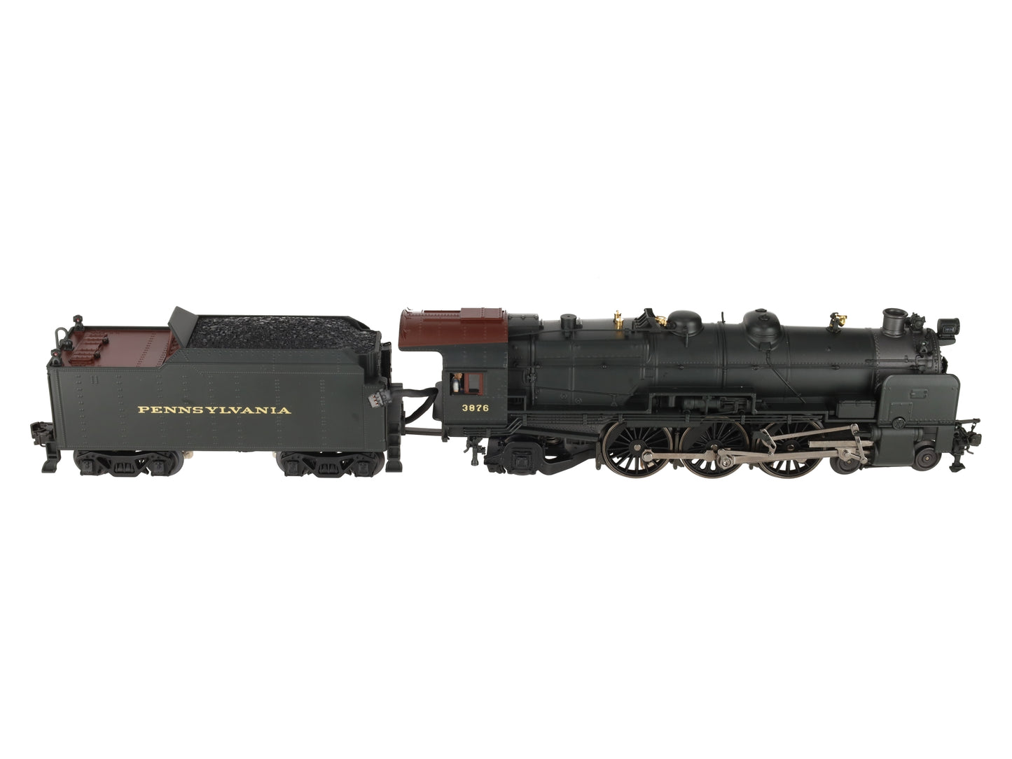 K-Line K3380-3876CC O Gauge PRR K4s Steam Locomotive & Tender #3876 w/TMCC EX/Box