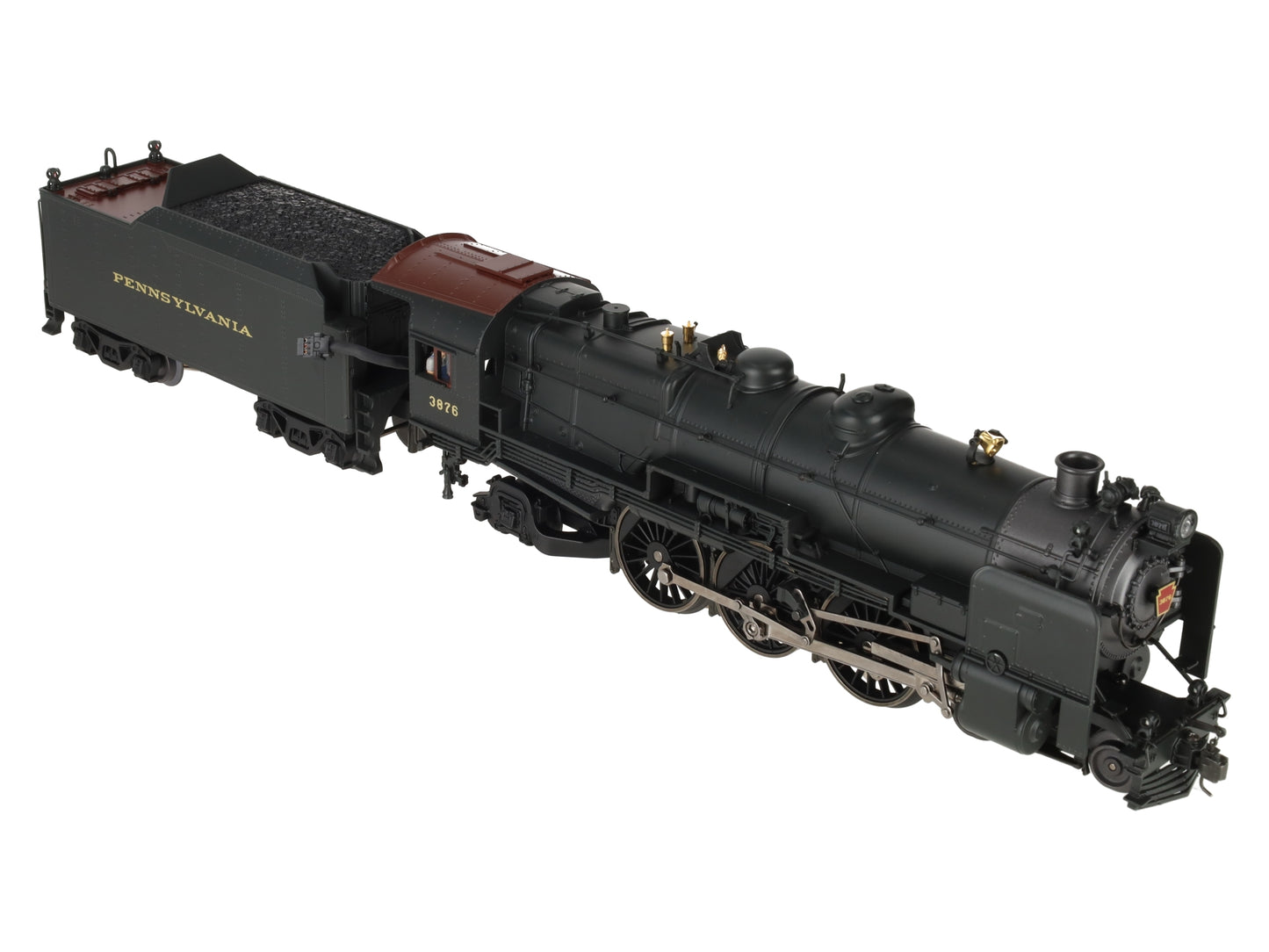 K-Line K3380-3876CC O Gauge PRR K4s Steam Locomotive & Tender #3876 w/TMCC EX/Box