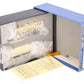 Pacific Fast Mail HO BRASS B&M B-15 2-6-0 Steam Locomotive & Tender -Unpainted EX/Box