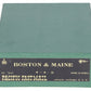 Pacific Fast Mail HO BRASS B&M 4-4-0 A-41F Steam Locomotive & Tender- Unpainted EX/Box