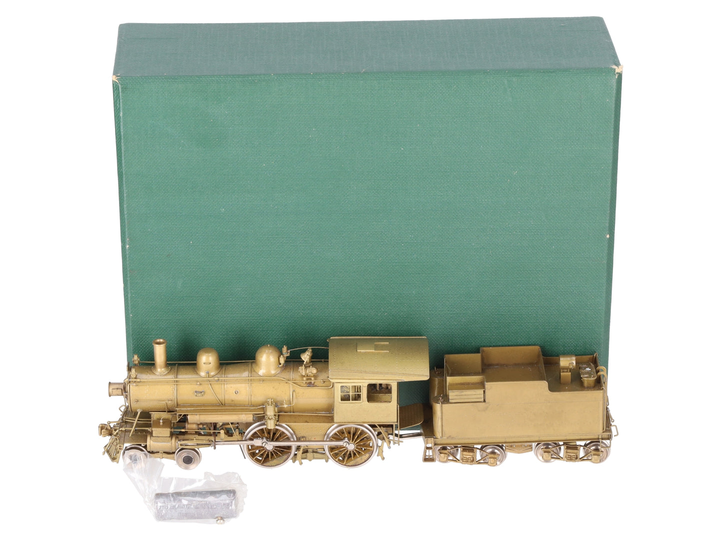 Pacific Fast Mail HO BRASS B&M 4-4-0 A-41F Steam Locomotive & Tender- Unpainted EX/Box