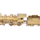 Pacific Fast Mail HO BRASS B&M 4-4-0 A-41F Steam Locomotive & Tender- Unpainted EX/Box