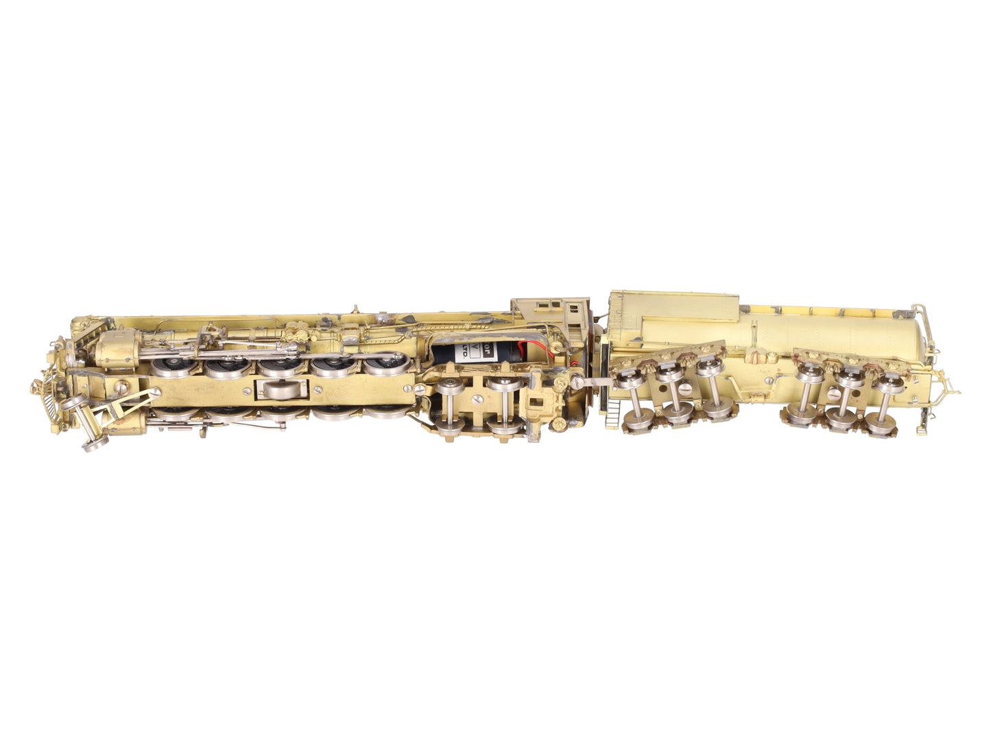 Pacific Fast Mail HO BRASS Central Vermont 2-10-4 Steam Loco/Tender - unpainted EX/Box