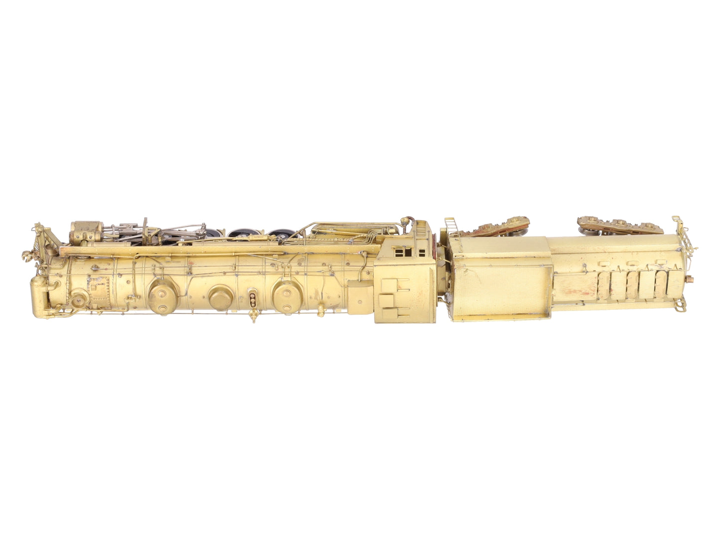 Pacific Fast Mail HO BRASS Central Vermont 2-10-4 Steam Loco/Tender - unpainted EX/Box