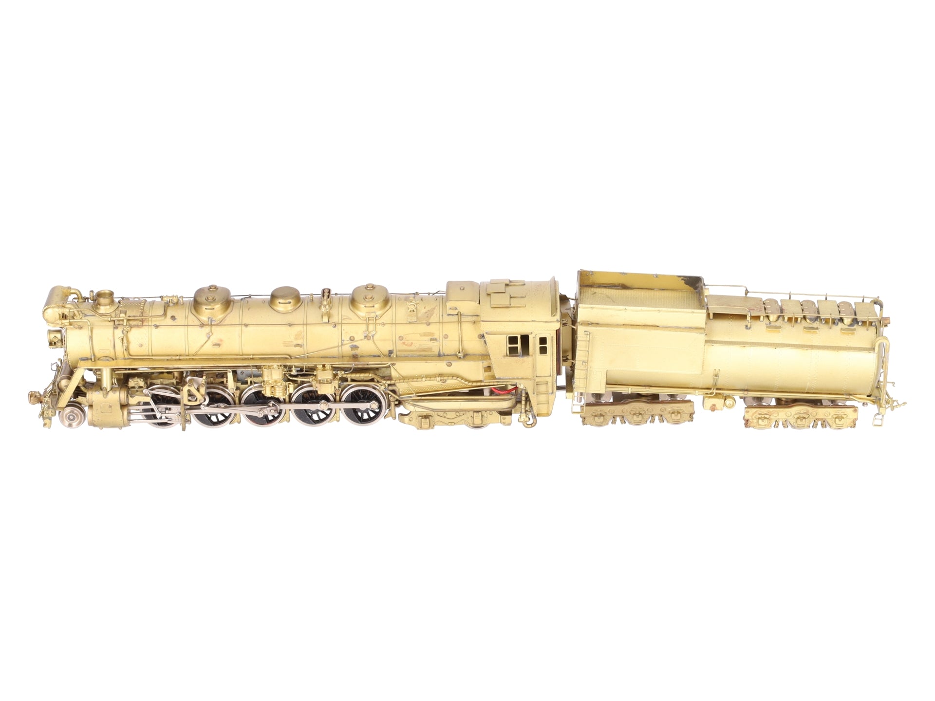 Pacific Fast Mail HO BRASS Central Vermont 2-10-4 Steam Loco/Tender - unpainted EX/Box