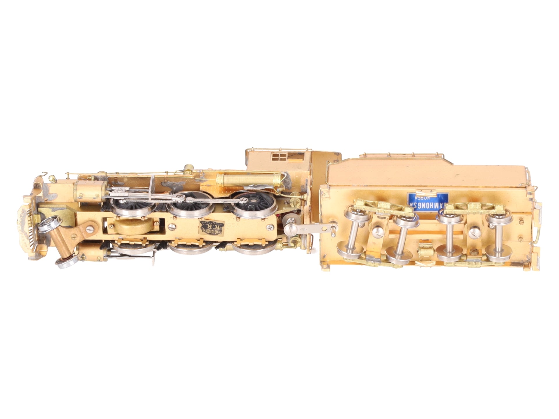 Van Hobbies E-10 HO BRASS CNR 2-6-0 E-10 Mogul Steam Loco/Tender - Unpainted EX/Box