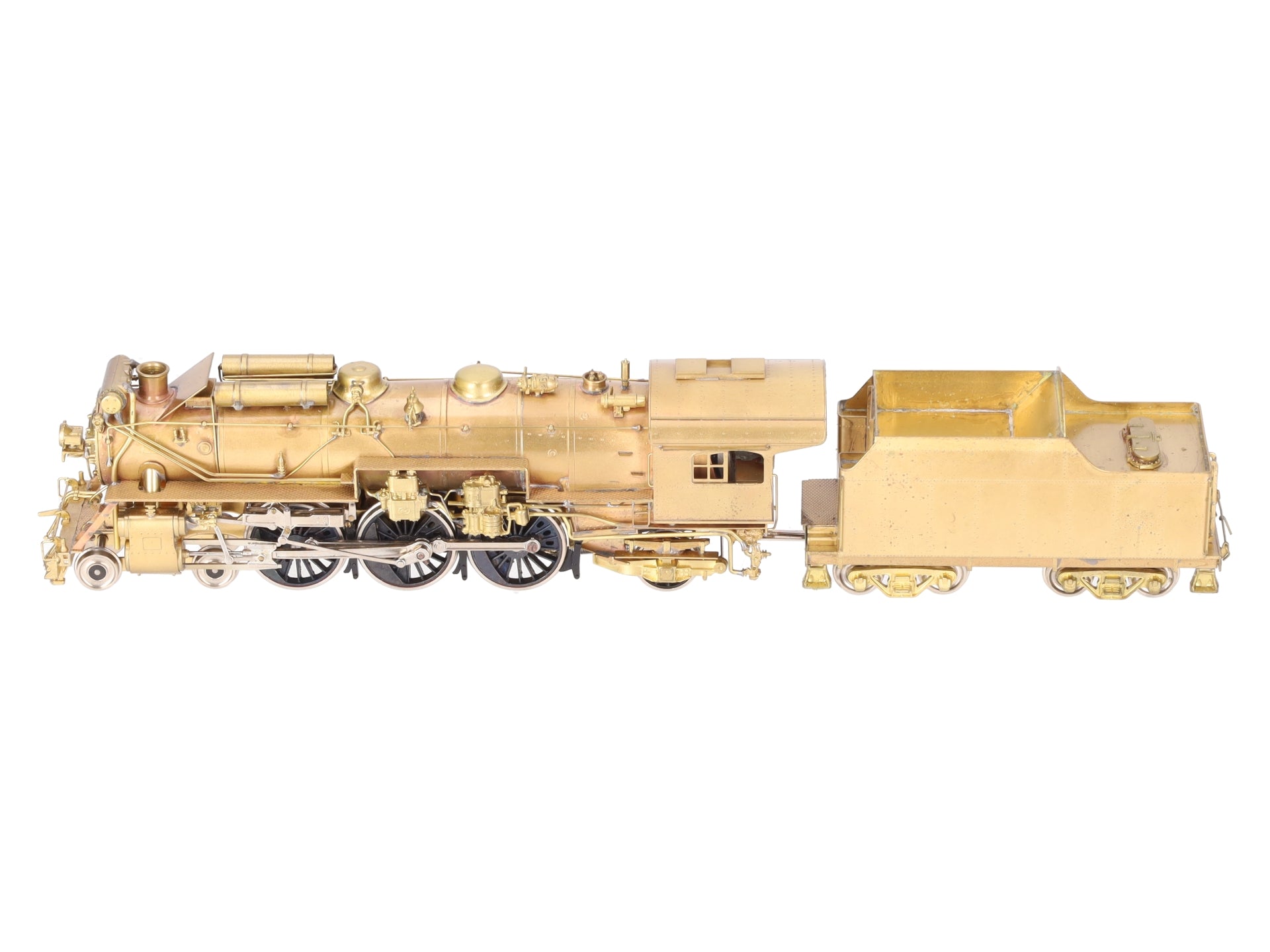 Custom NJ Brass ST-219 HO BRASS NYNH&H Class I-4 4-6-2 Steam Loco & Tender EX/Box
