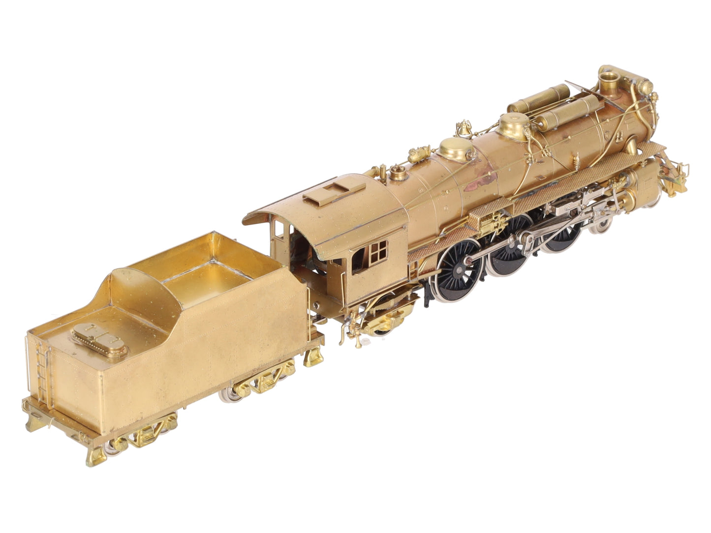 Custom NJ Brass ST-219 HO BRASS NYNH&H Class I-4 4-6-2 Steam Loco & Tender EX/Box