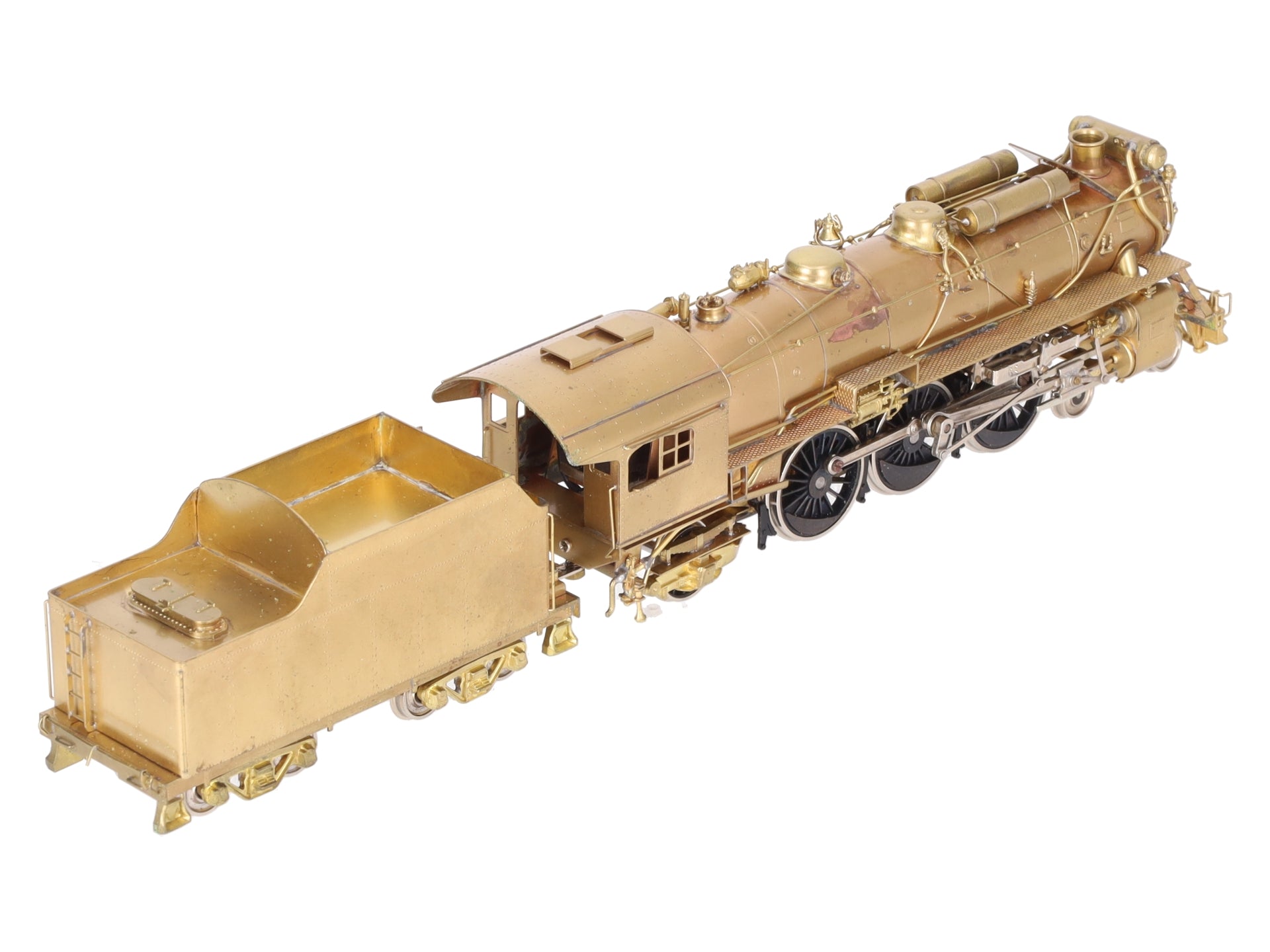 Custom NJ Brass ST-219 HO BRASS NYNH&H Class I-4 4-6-2 Steam Loco & Tender EX/Box