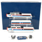 Rapido Trains 200004 Amtrak TurboTrain Late HO Gauge Diesel Passenger Train Set EX/Box