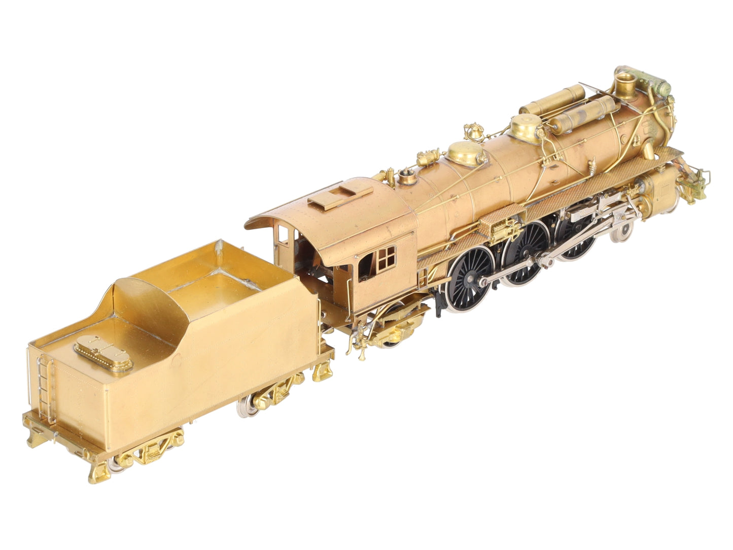 Custom NJ Brass ST-219 HO BRASS NYNH&H Class I-4 4-6-2 Steam Loco & Tender EX/Box