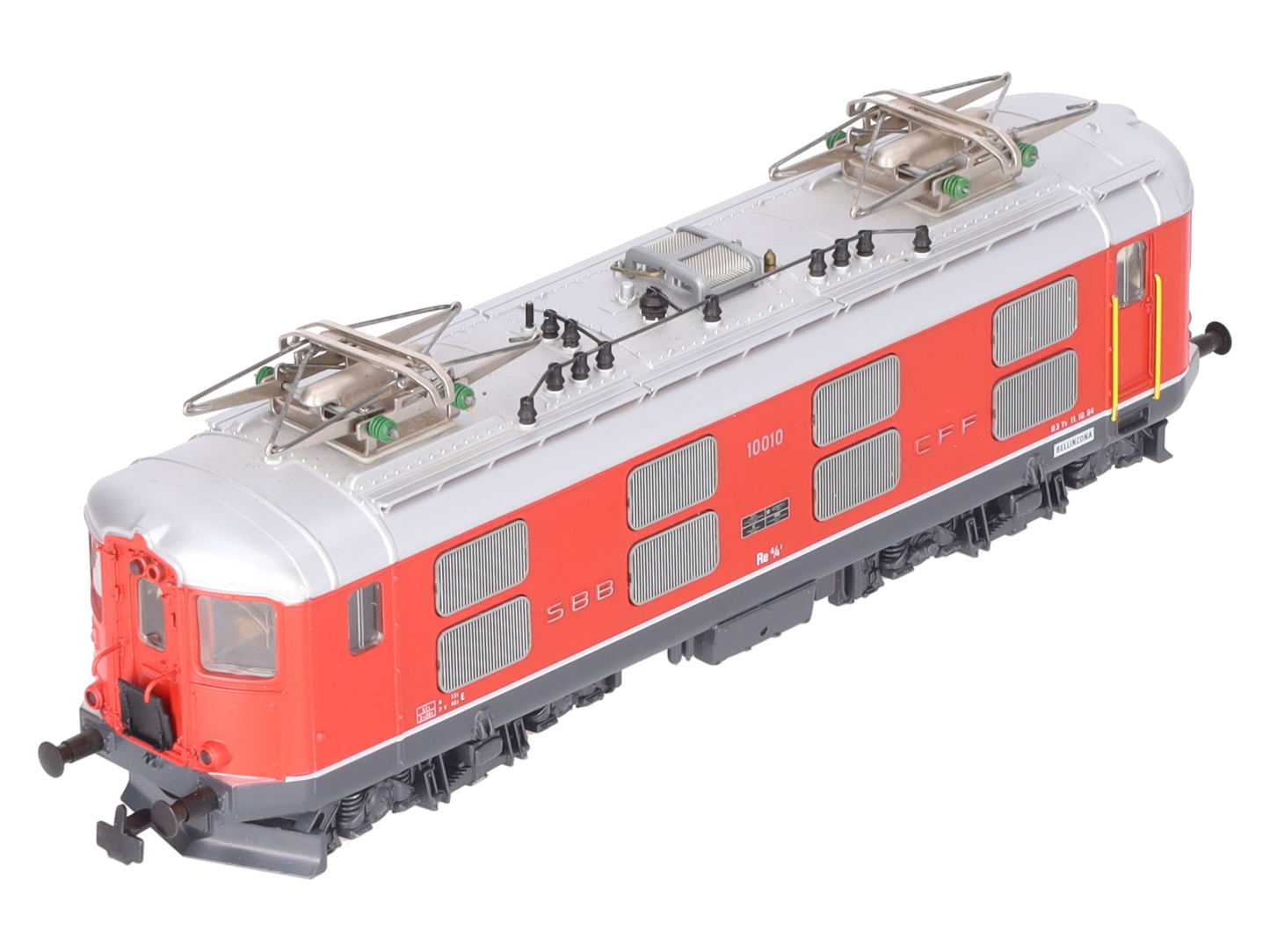 HAG 238 HO SBB Re 4/4 I Rot Electric Locomotive #10010 EX/Box