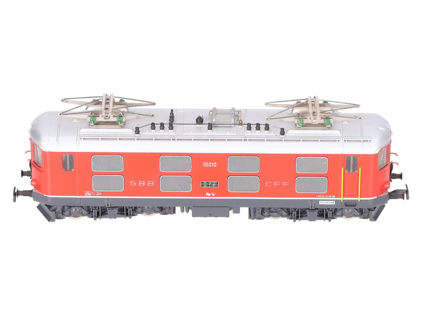 HAG 238 HO SBB Re 4/4 I Rot Electric Locomotive #10010 EX/Box