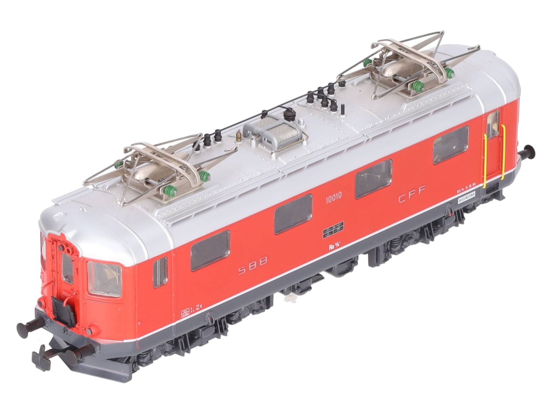 HAG 238 HO SBB Re 4/4 I Rot Electric Locomotive #10010 EX/Box