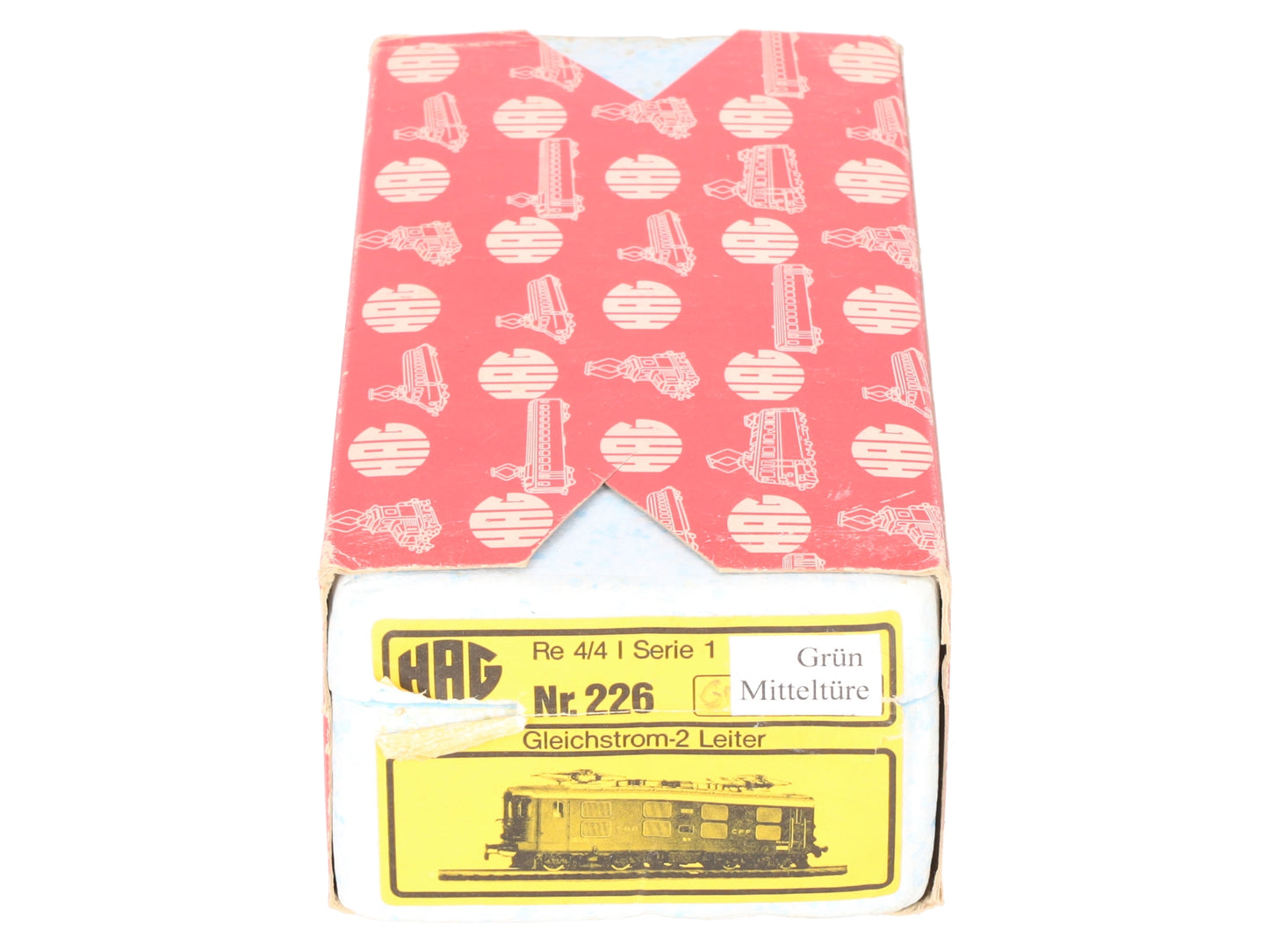 HAG 226 HO Scale SBB Gleichstrom Re 4/4 I Series Electric Locomotive #10018 EX/Box