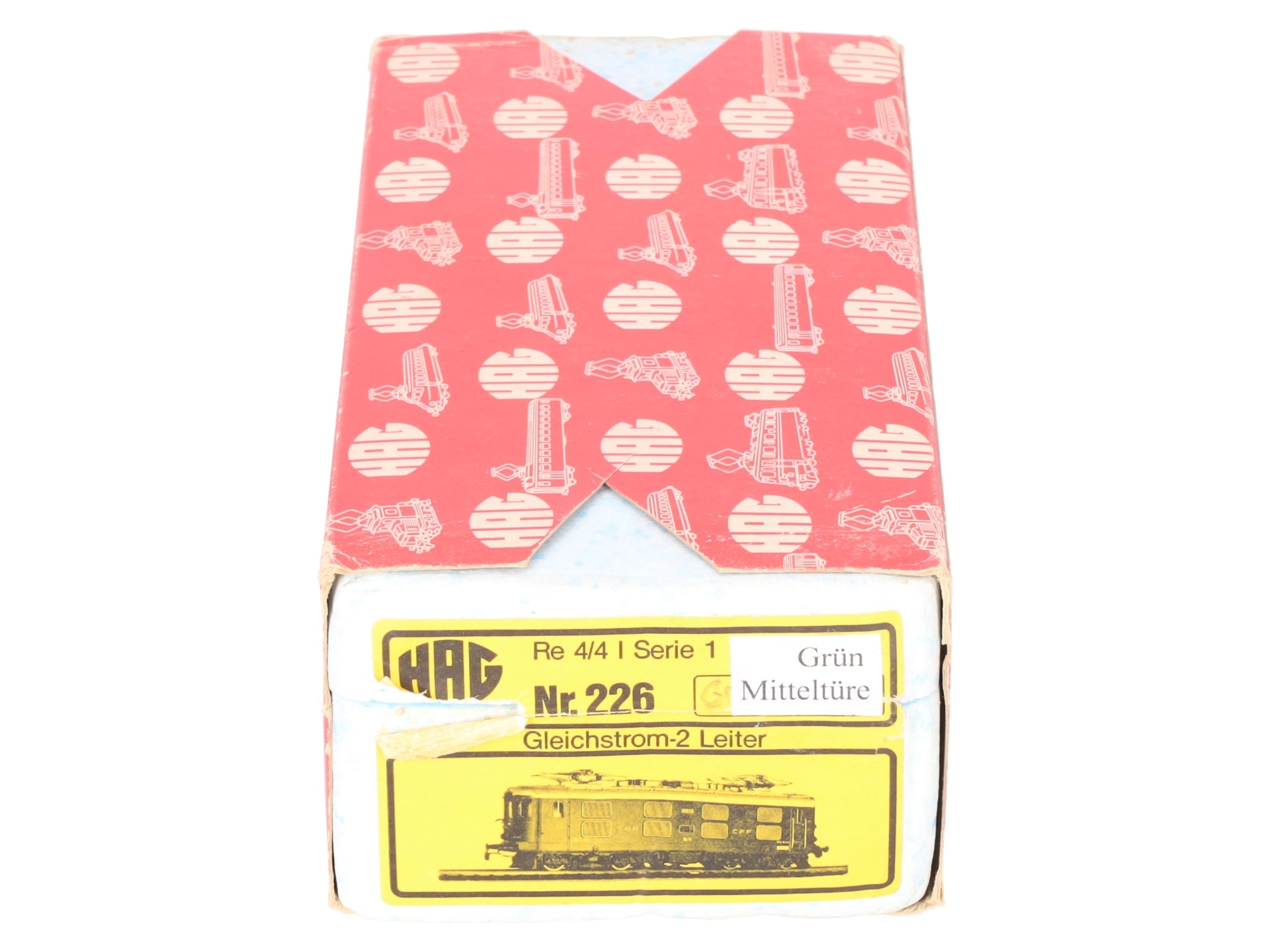 HAG 226 HO Scale SBB Gleichstrom Re 4/4 I Series Electric Locomotive #10018 EX/Box