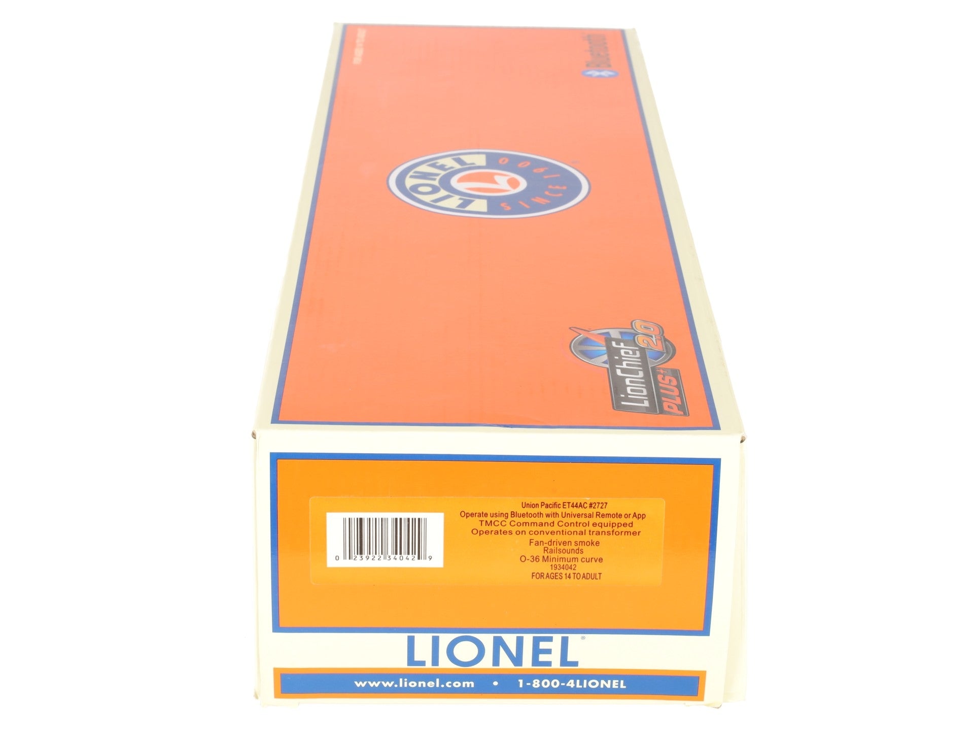 Lionel 1934042 O Union Pacific LionChief Plus 2.0 ET44AC Diesel Locomotive #2727