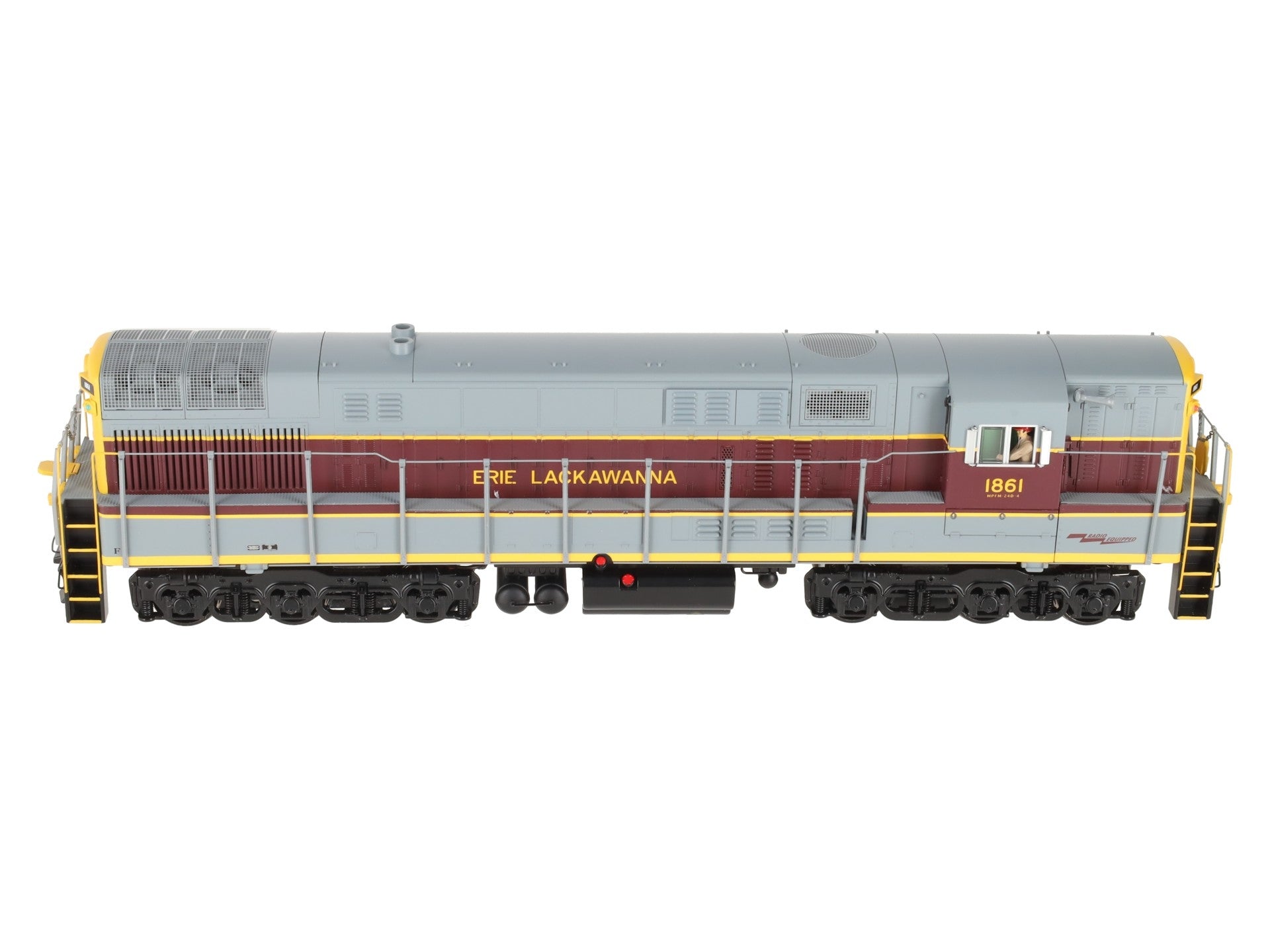 MTH 22-20381-2 O Erie Lackawanna FM Trainmaster Diesel Engine #1861 w/PS3(2Rail) LN/Box