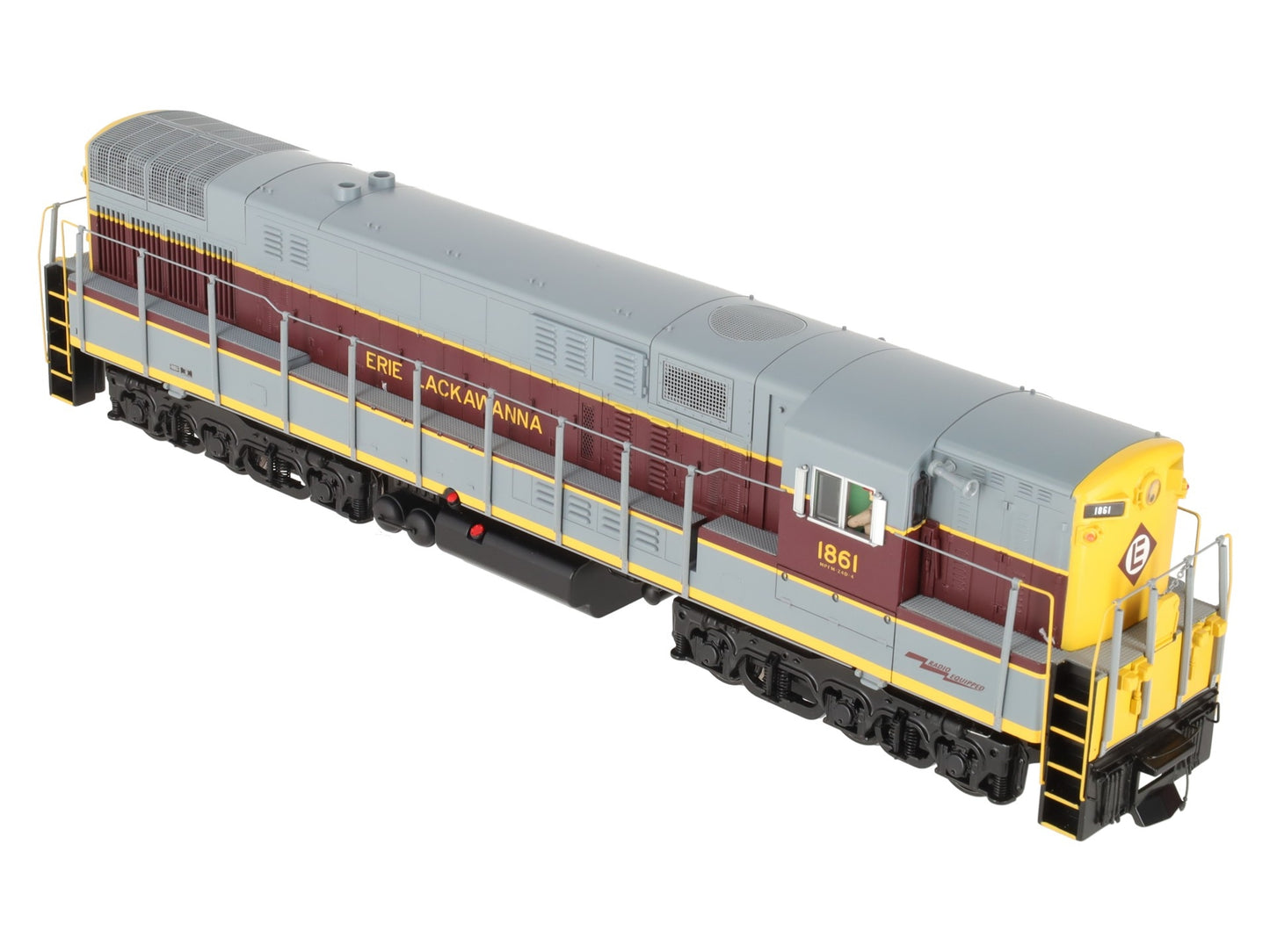 MTH 22-20381-2 O Erie Lackawanna FM Trainmaster Diesel Engine #1861 w/PS3(2Rail) LN/Box