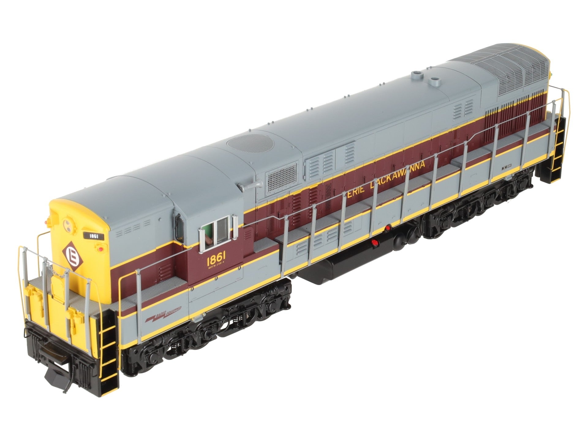 MTH 22-20381-2 O Erie Lackawanna FM Trainmaster Diesel Engine #1861 w/PS3(2Rail) LN/Box