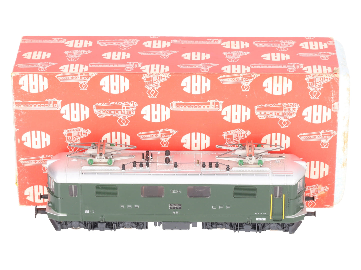 HAG 221 HO SBB Re 4/4 I Gleichstrom Electric Locomotive #10035 EX/Box