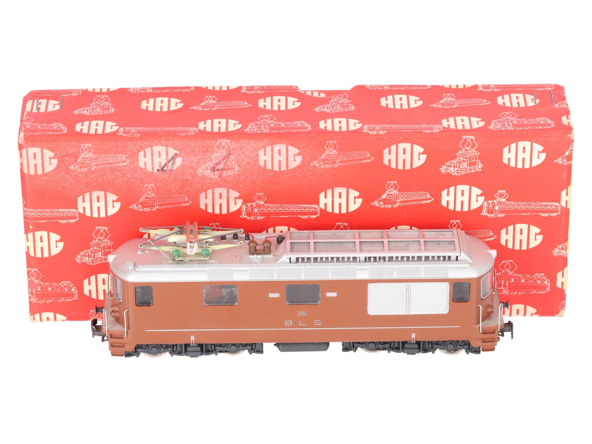 HAG 181 HO Scale BLS RE 4/4 Electric Locomotive #261 EX/Box