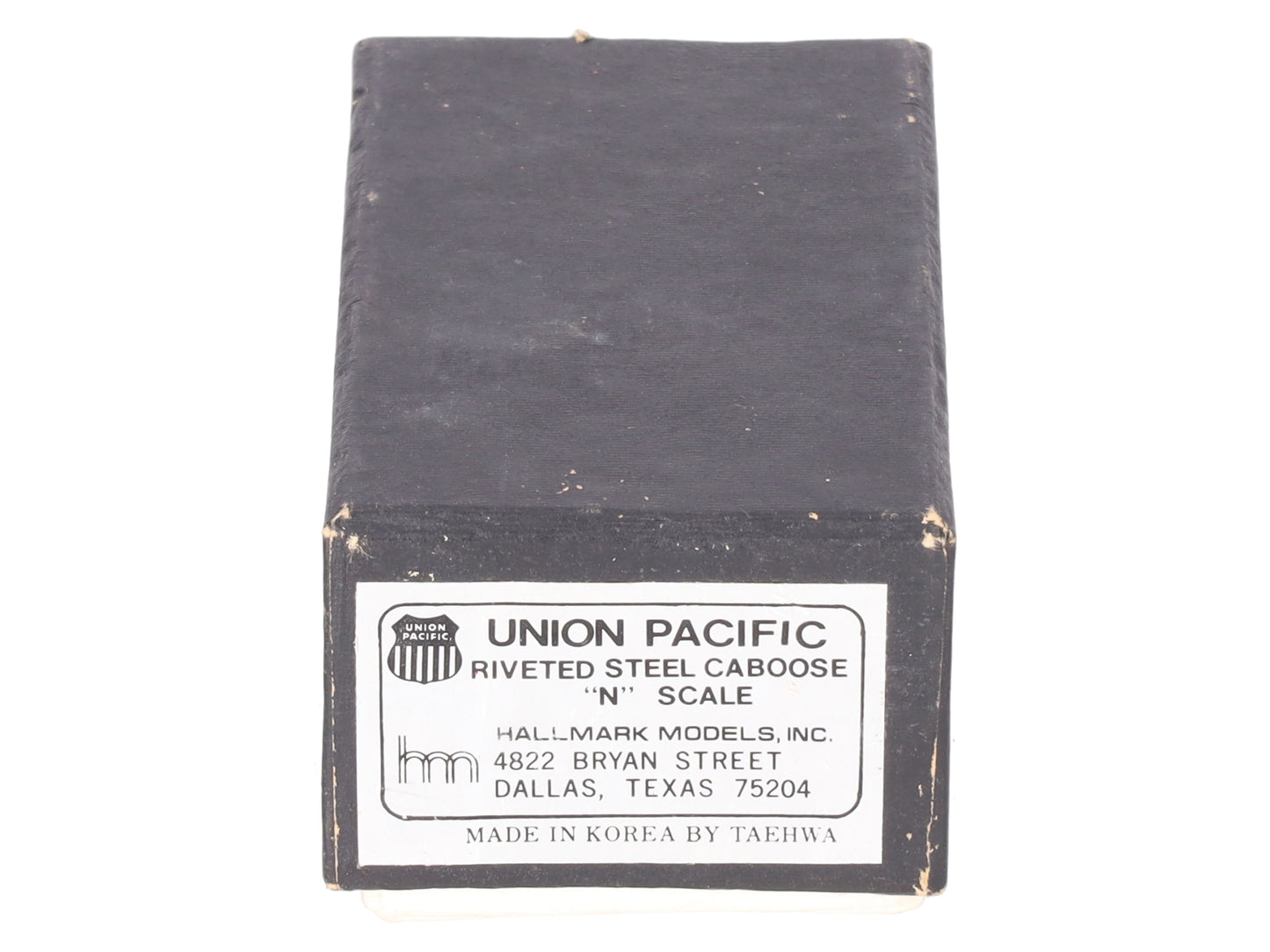 Hallmark Models N Scale BRASS Union Pacific Riveted Steel Caboose - Painted/Box