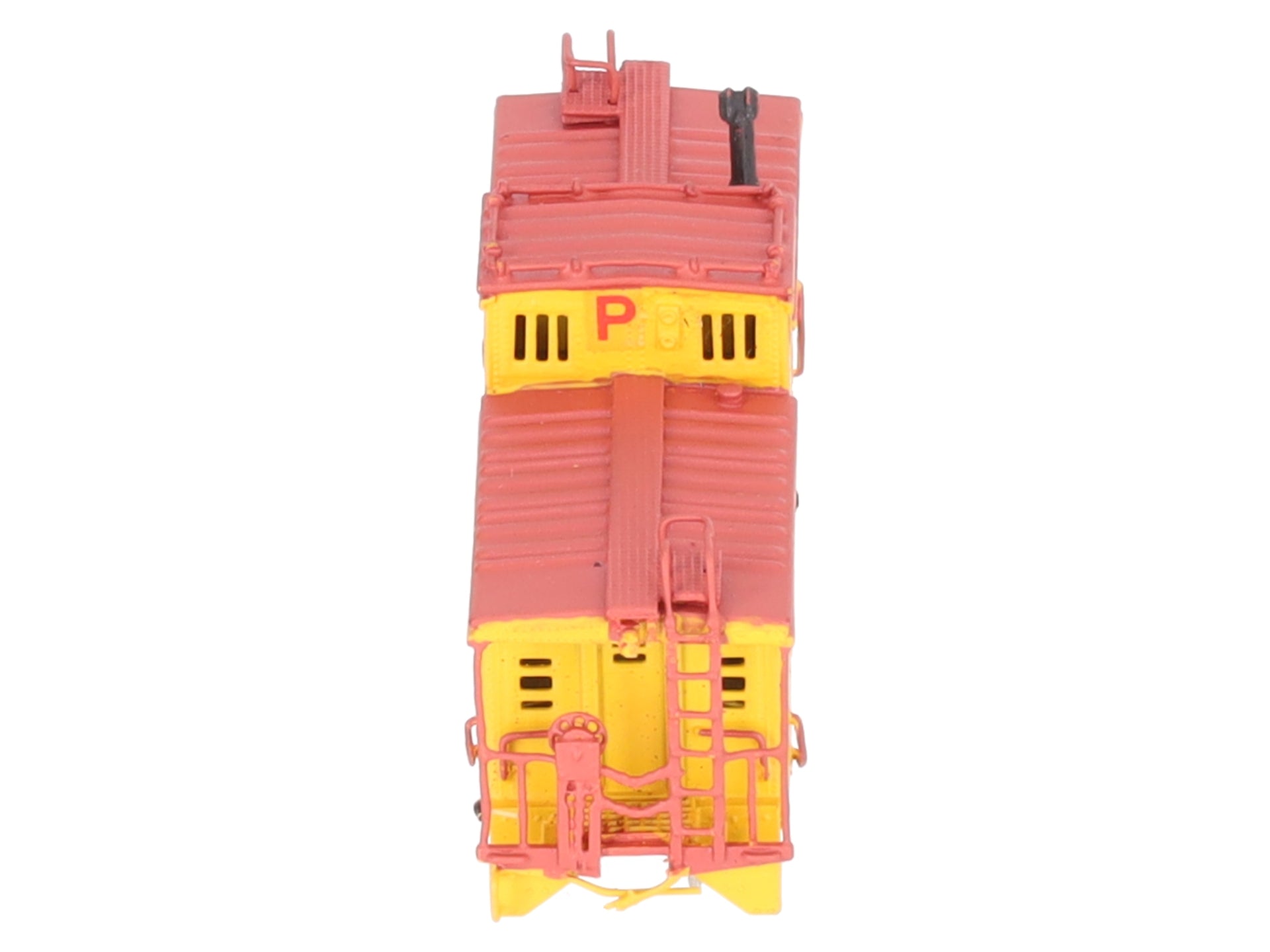 Hallmark Models N Scale BRASS Union Pacific Riveted Steel Caboose - Painted/Box
