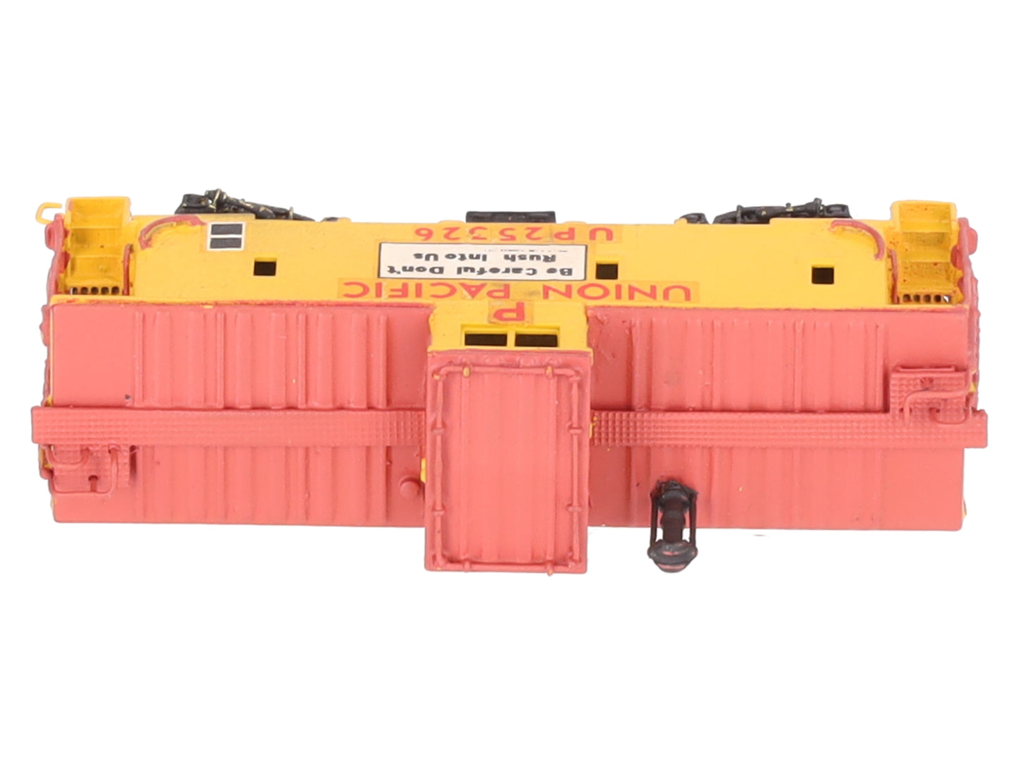 Hallmark Models N Scale BRASS Union Pacific Riveted Steel Caboose - Painted/Box
