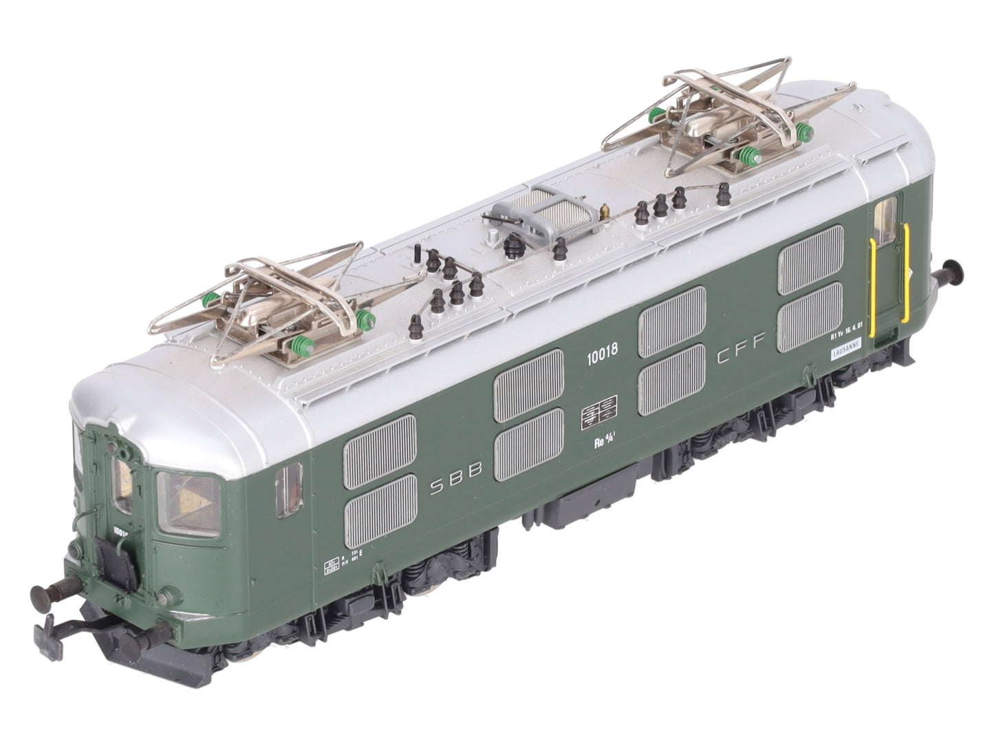 HAG 226 HO Scale SBB Gleichstrom Re 4/4 I Series Electric Locomotive #10018 EX/Box