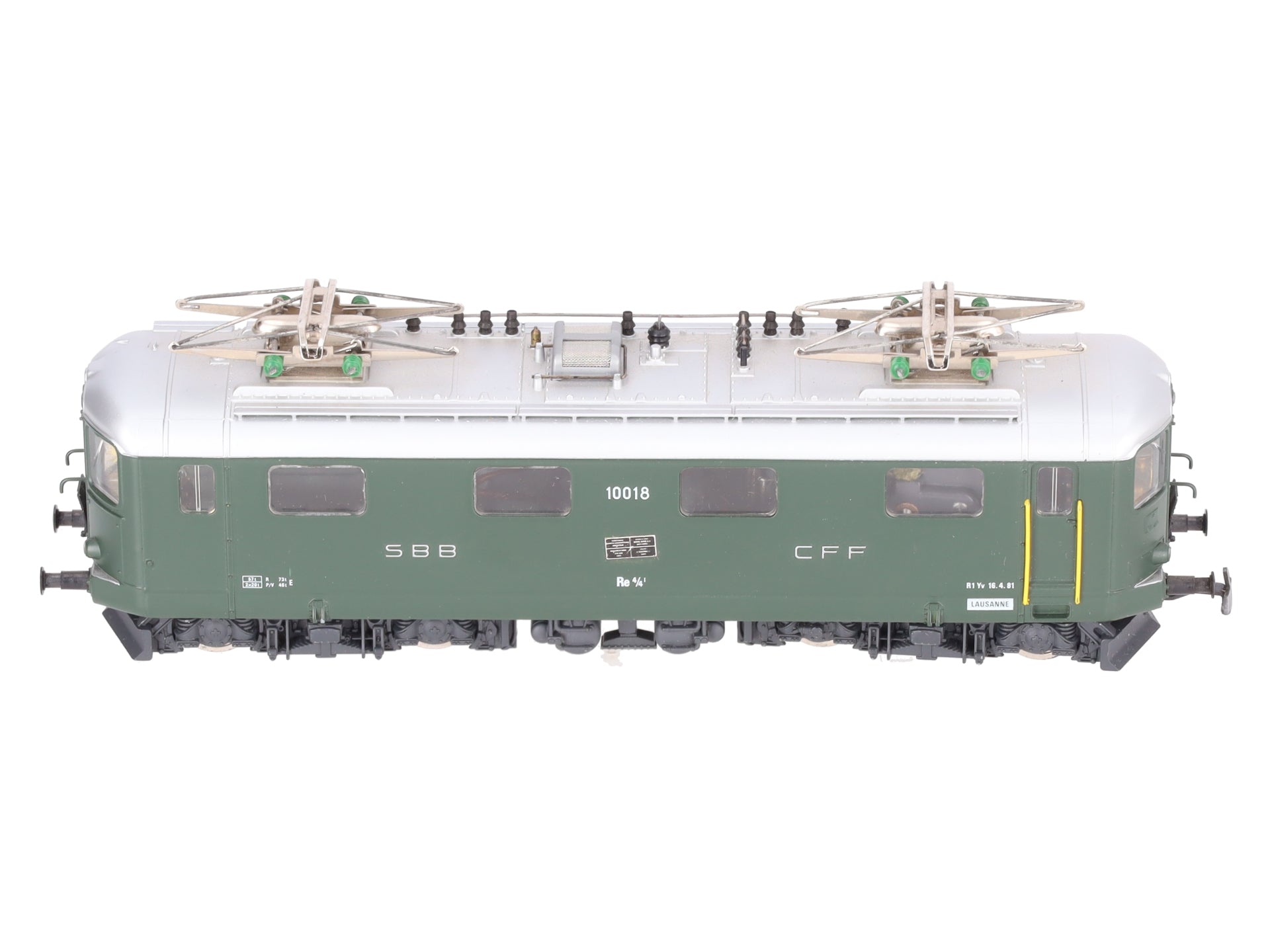 HAG 226 HO Scale SBB Gleichstrom Re 4/4 I Series Electric Locomotive #10018 EX/Box