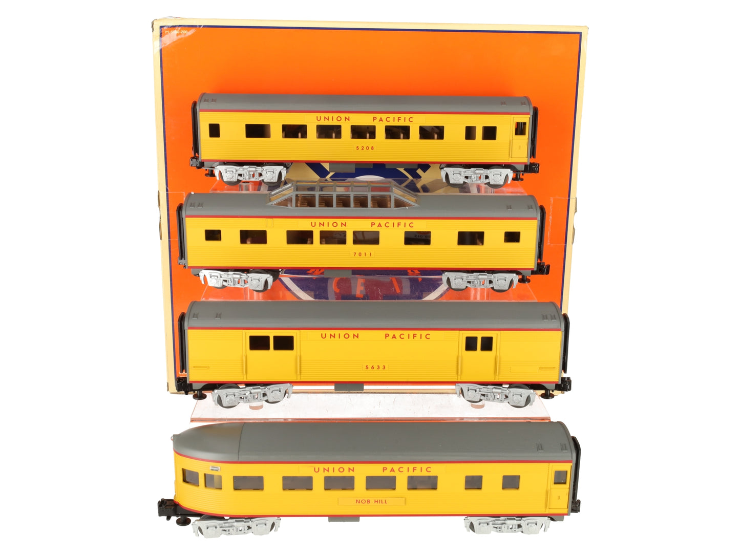 Lionel 6-15185 Union Pacific Streamliner Passenger Cars (Set of 4) LN/Box