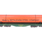 K-Line K693-1931 O Scale Reading Flatcar w/ Bethlehem Steel Pipe Load #9100 EX/Box