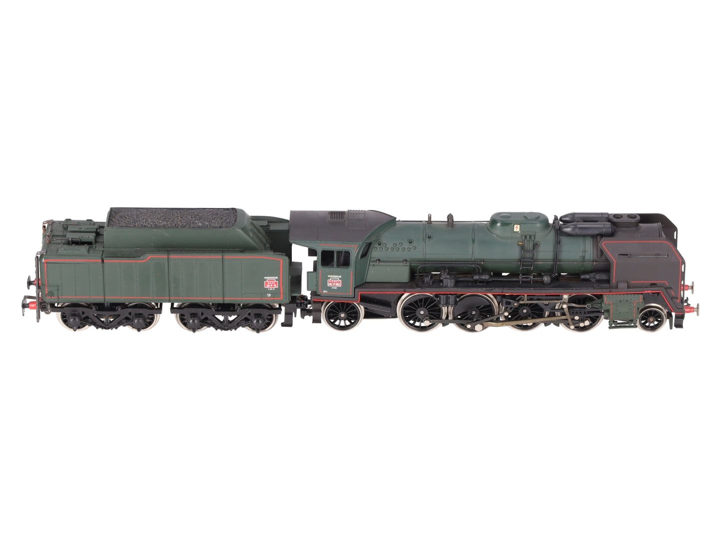 Jouef 8269 HO SNCF Venissieux 2-8-2 141 P Steam Locomotive & Tender EX/Box