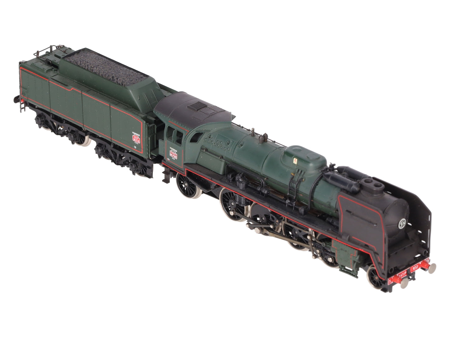 Jouef 8269 HO SNCF Venissieux 2-8-2 141 P Steam Locomotive & Tender EX/Box
