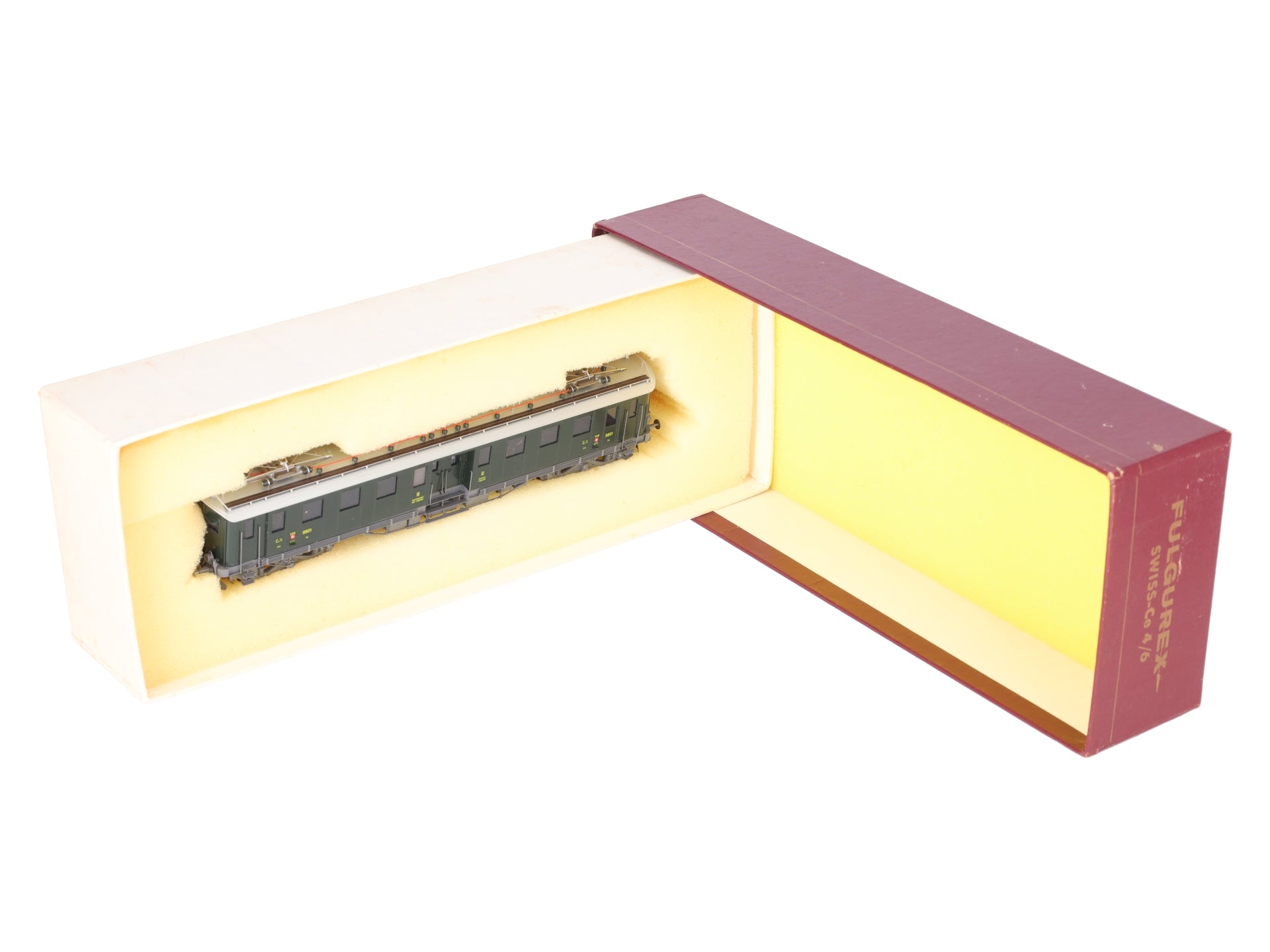 Fulgurex 2062 HO Brass SBB Ce 4/6 Electric Locomotive #9801 LN/Box