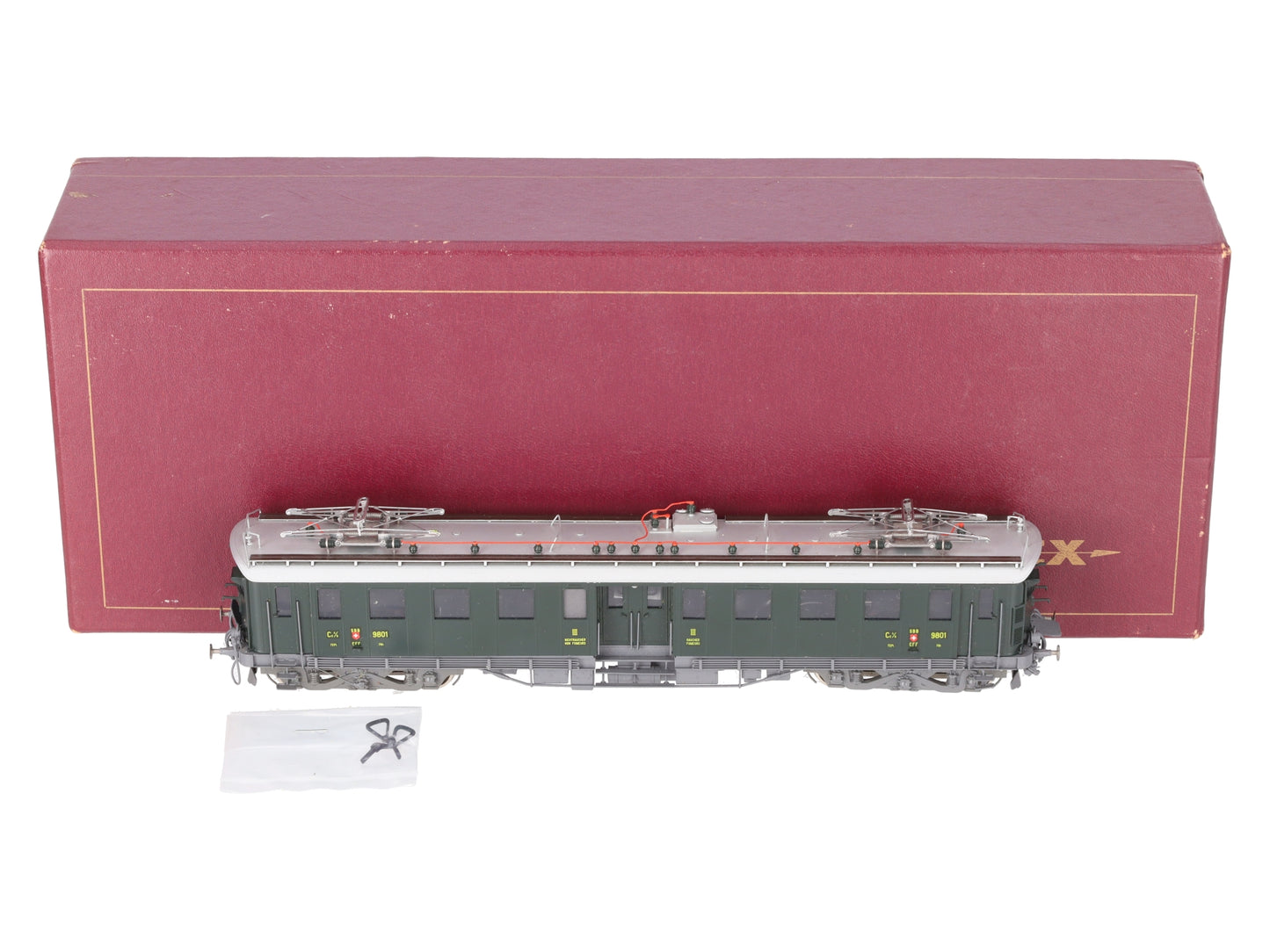 Fulgurex 2062 HO Brass SBB Ce 4/6 Electric Locomotive #9801 LN/Box