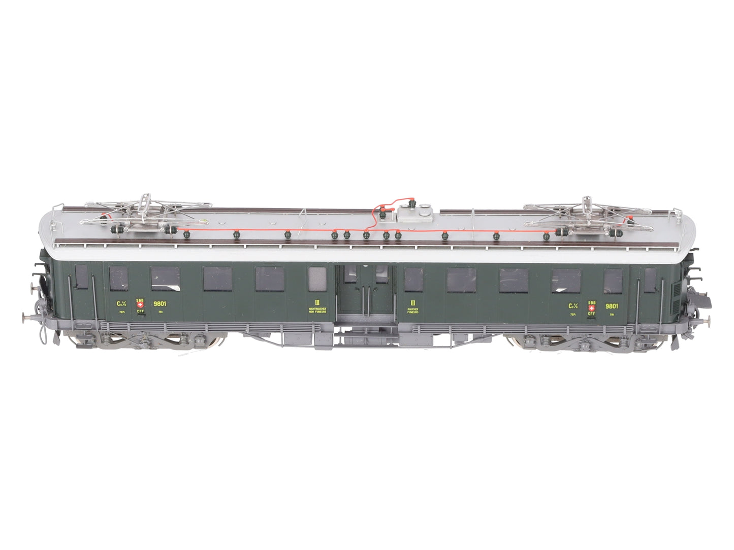 Fulgurex 2062 HO Brass SBB Ce 4/6 Electric Locomotive #9801 LN/Box