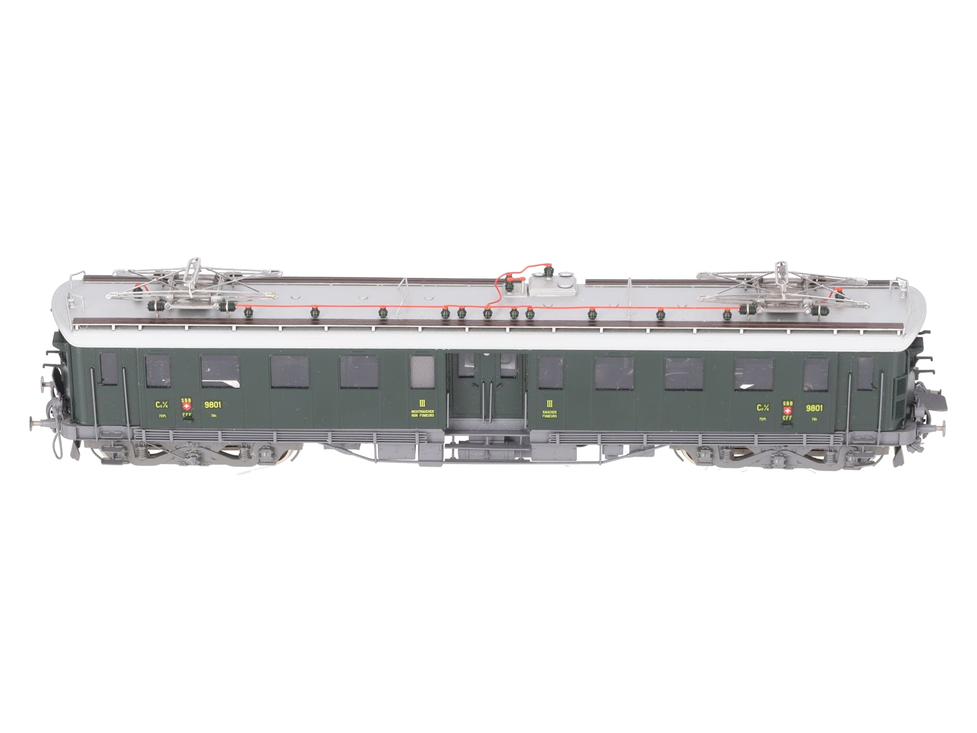 Fulgurex 2062 HO Brass SBB Ce 4/6 Electric Locomotive #9801 LN/Box