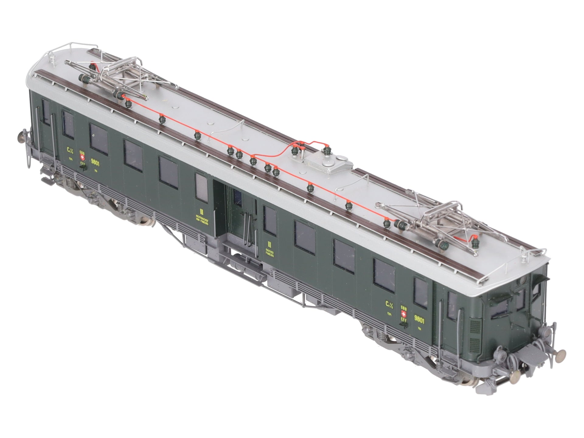 Fulgurex 2062 HO Brass SBB Ce 4/6 Electric Locomotive #9801 LN/Box