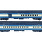 MTH 20-4121 O Jersey Central 70' Combine/Diner Car Set (Set of 2) - 2 Rail EX/Box