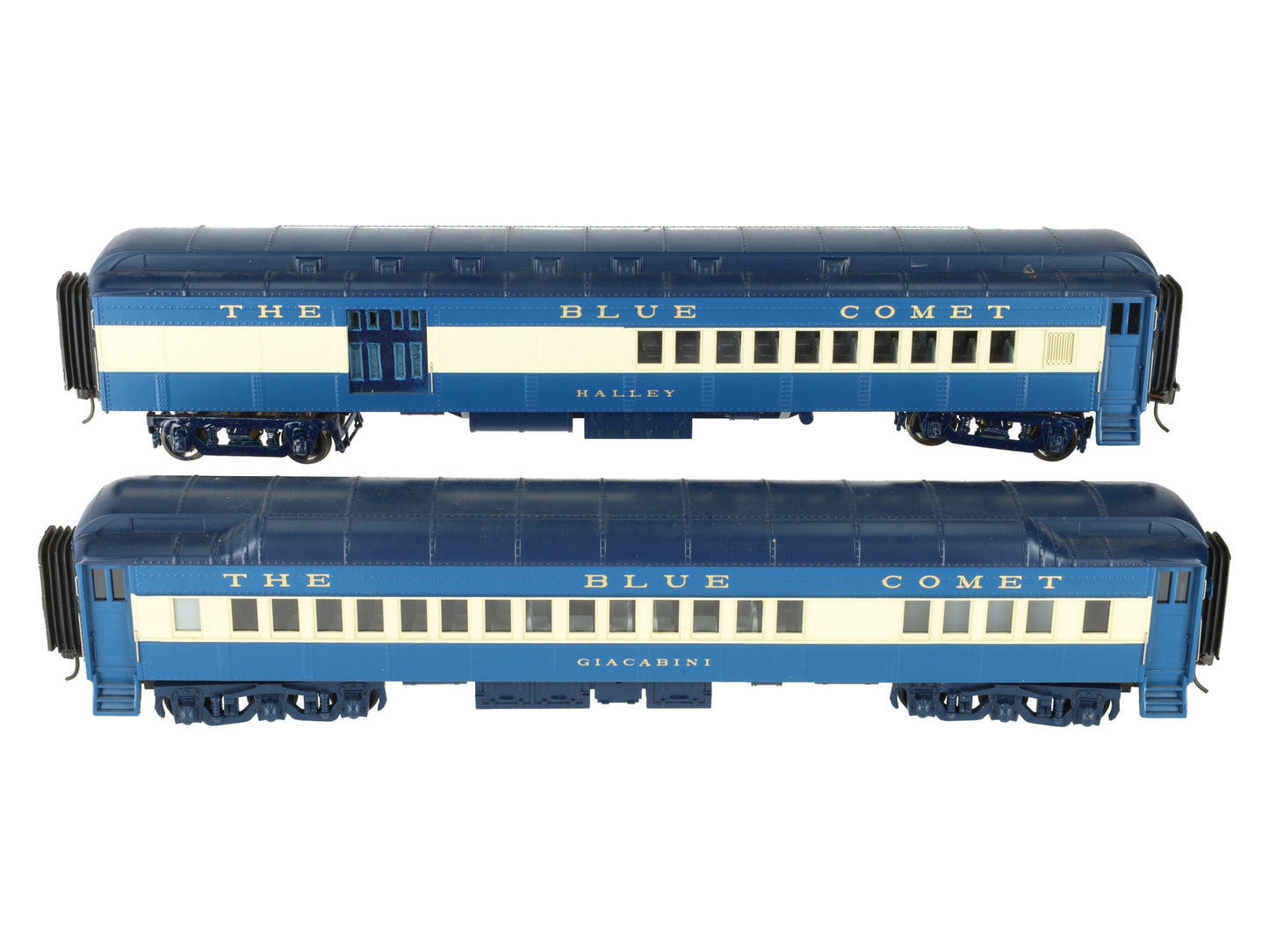 MTH 20-4121 O Jersey Central 70' Combine/Diner Car Set (Set of 2) - 2 Rail EX/Box