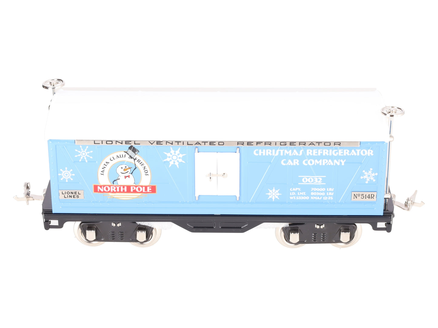 Lionel 11-30164 No.514R Reefer Christmas Car LN/Box