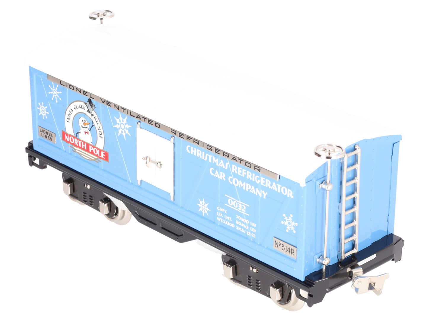 Lionel 11-30164 No.514R Reefer Christmas Car LN/Box